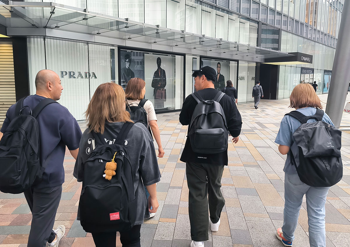 東京駅から歩いて出社「東京朝ラーWalk」