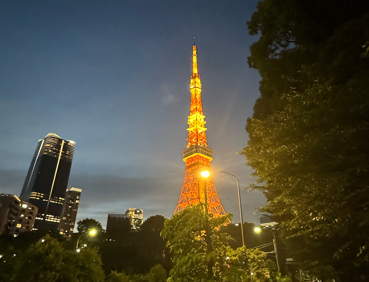 ついに見えてきた東京タワー！やっときたどー！